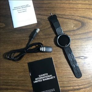 Suunto fitness 3 black with chrome face unisex